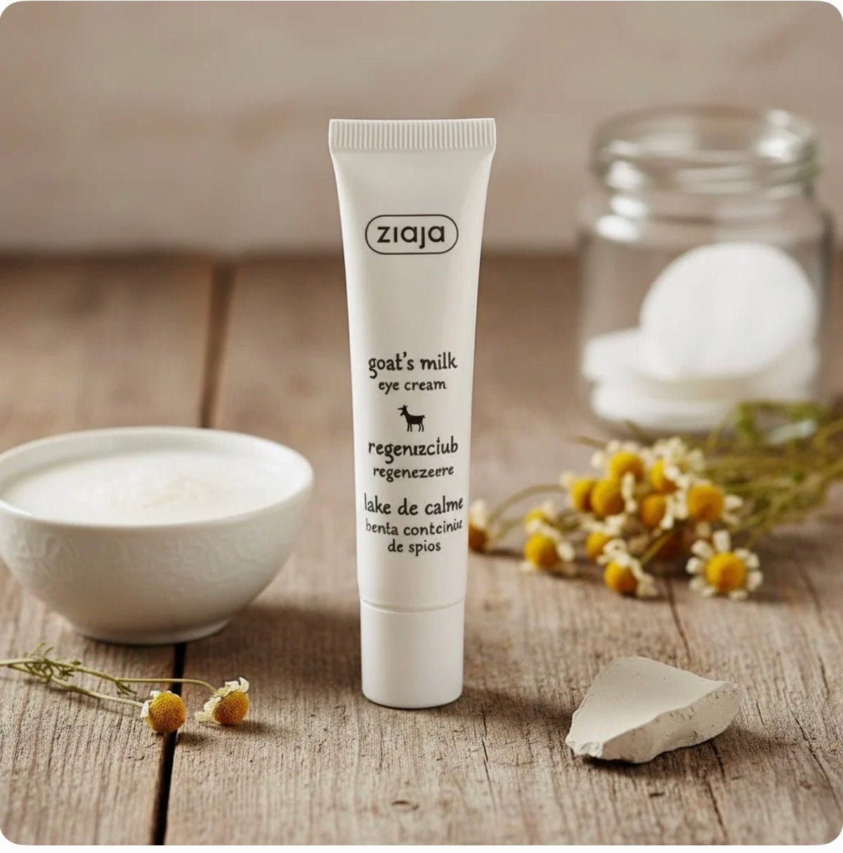 Soin contour des yeux repulpant au lait de chèvre Ziaja
