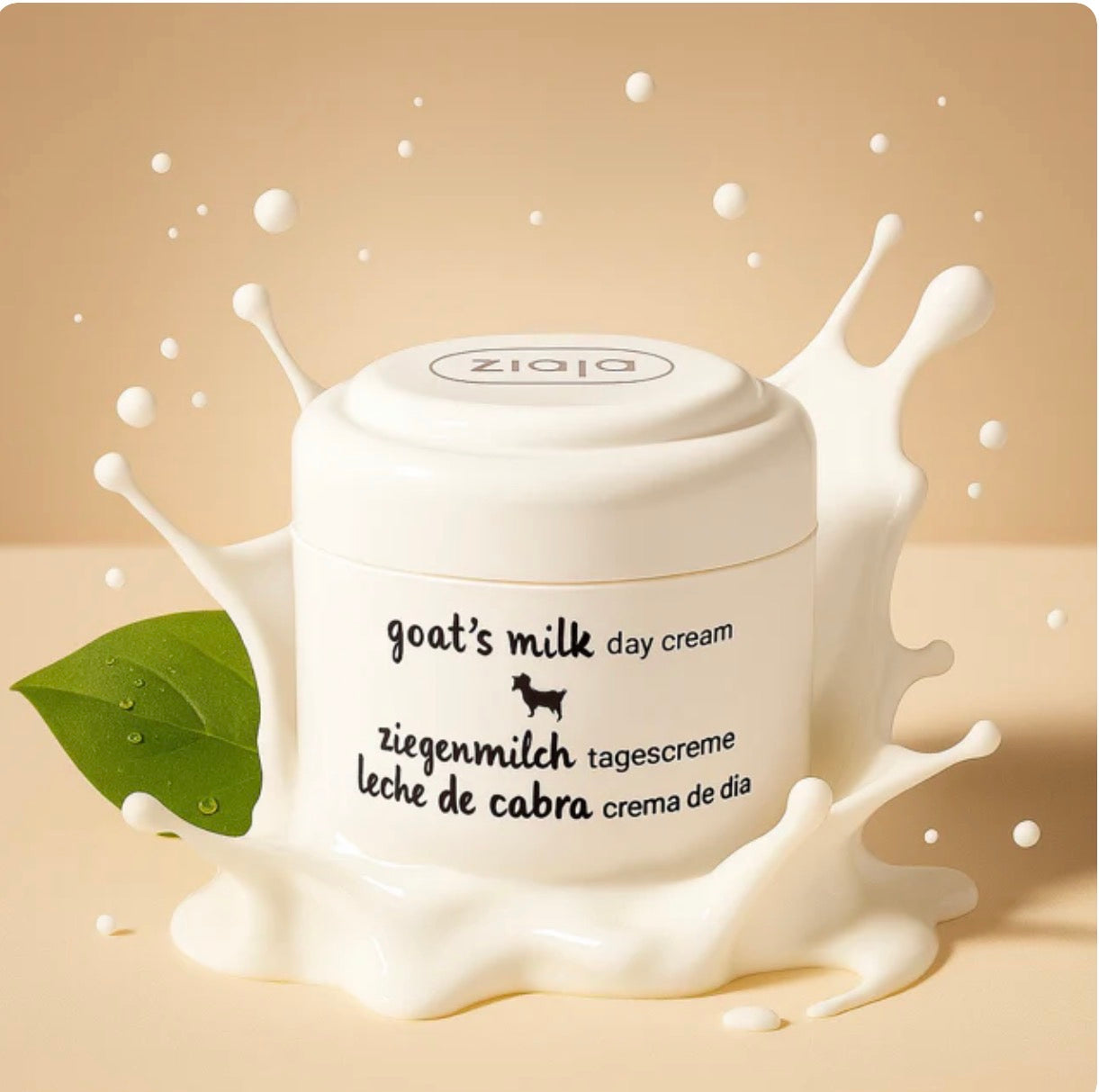 Crème visage anti-âge au lait de chèvre 50ml Ziaja