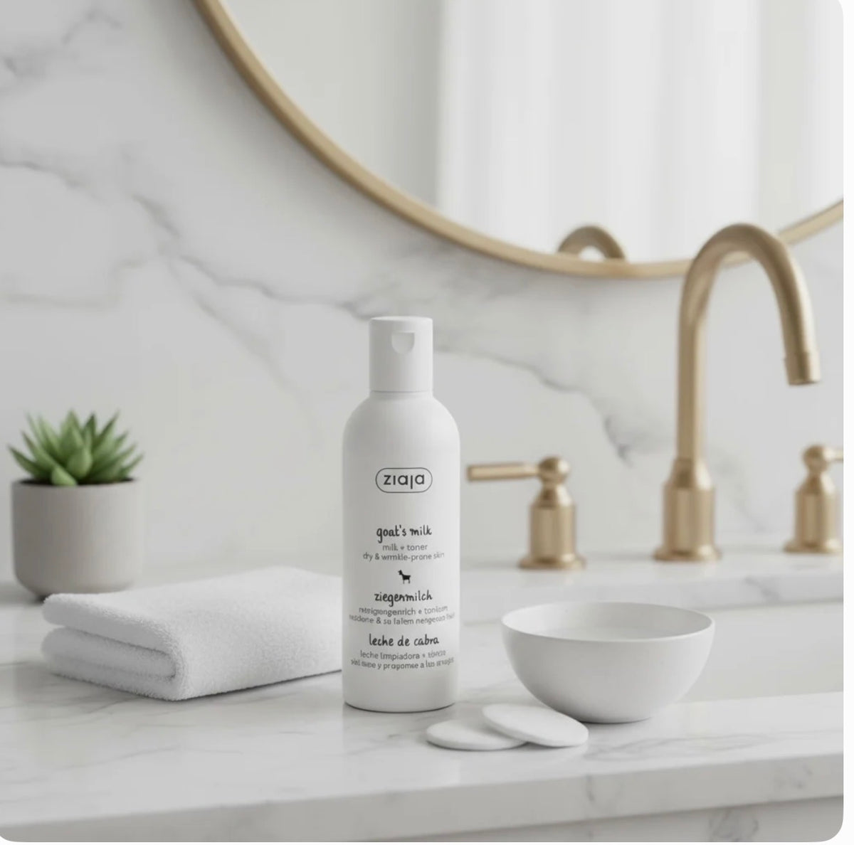 Lotion démaquillante Lait de chèvre Ziaja