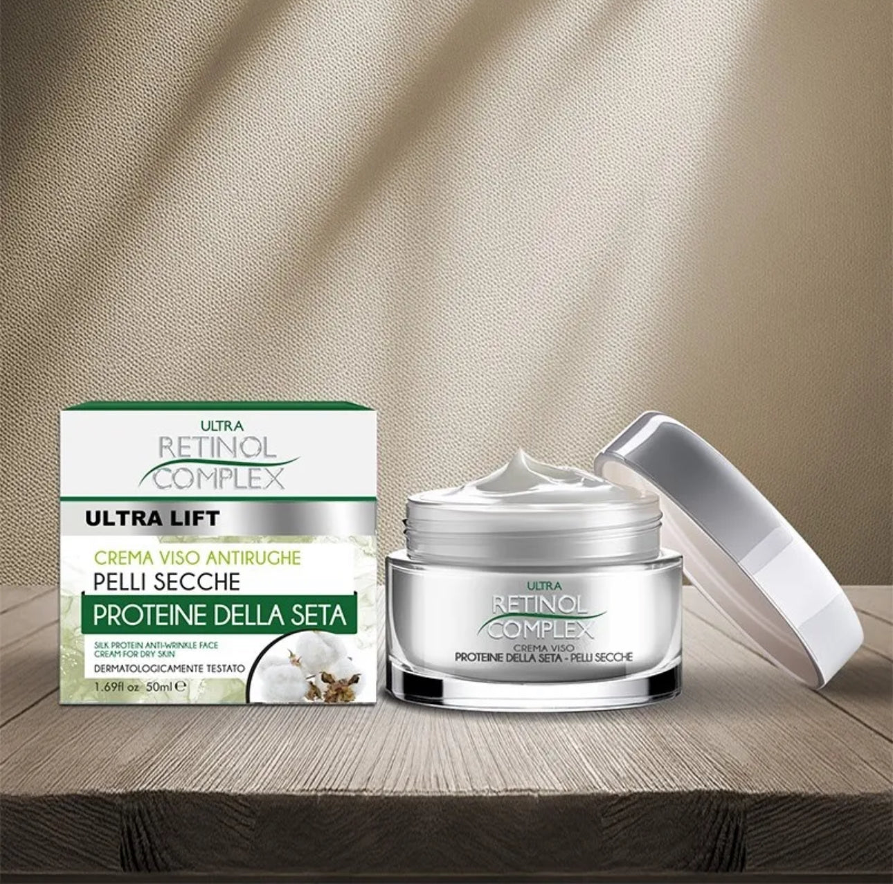 Crème visage Anti-rides (peaux sèches)