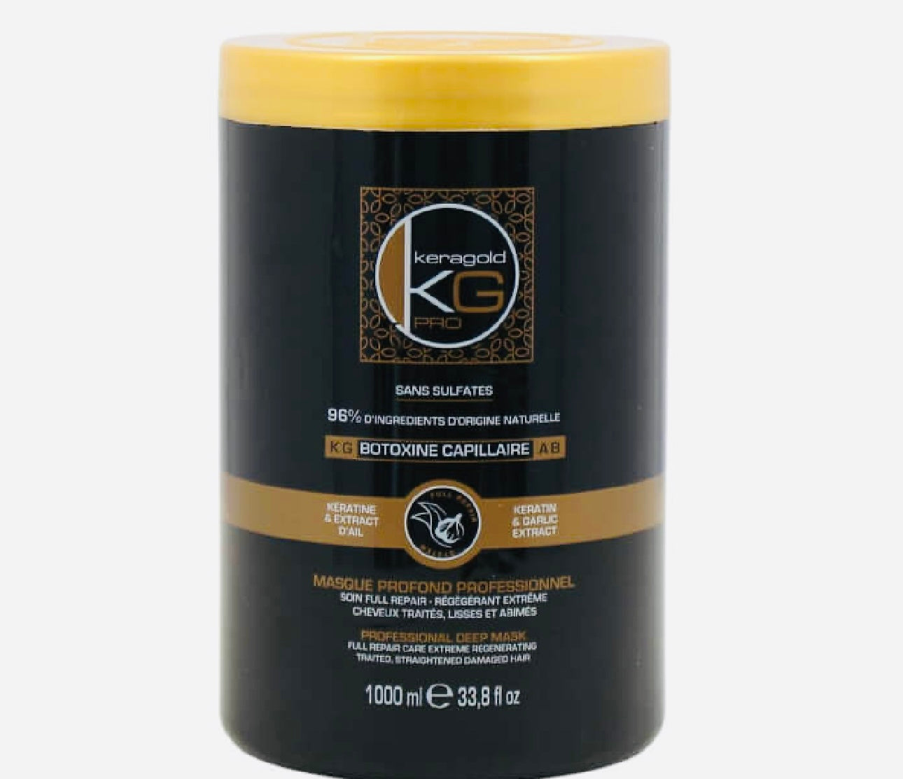 Masque profond professionnel KeraGold pro