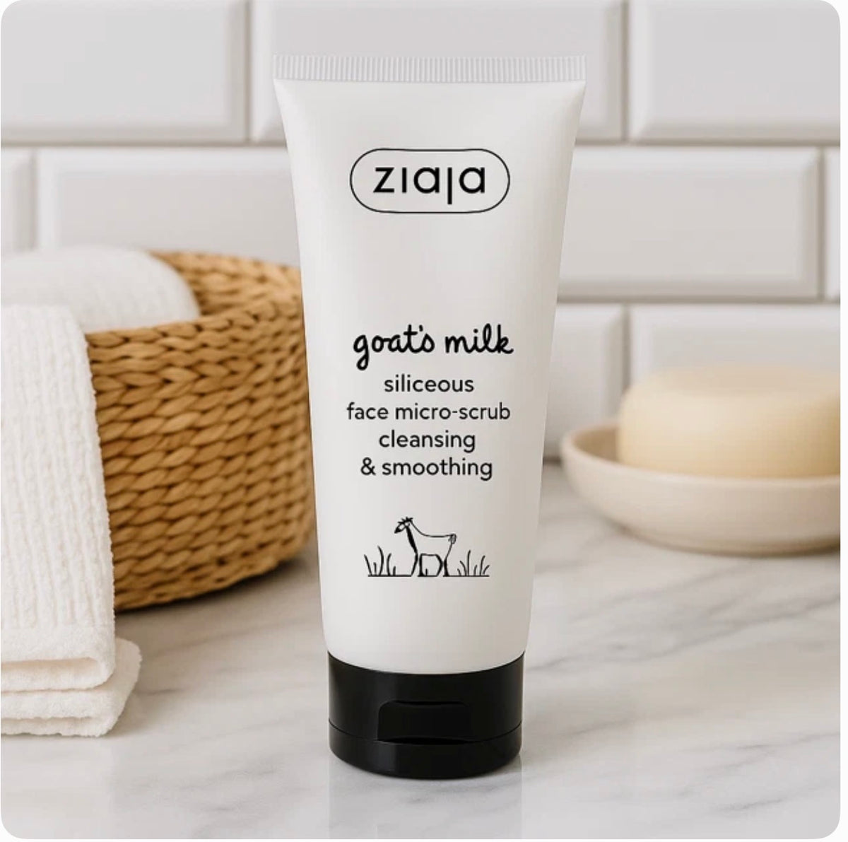 Gommage ultra doux à l’argile et lait de chèvre Ziaja