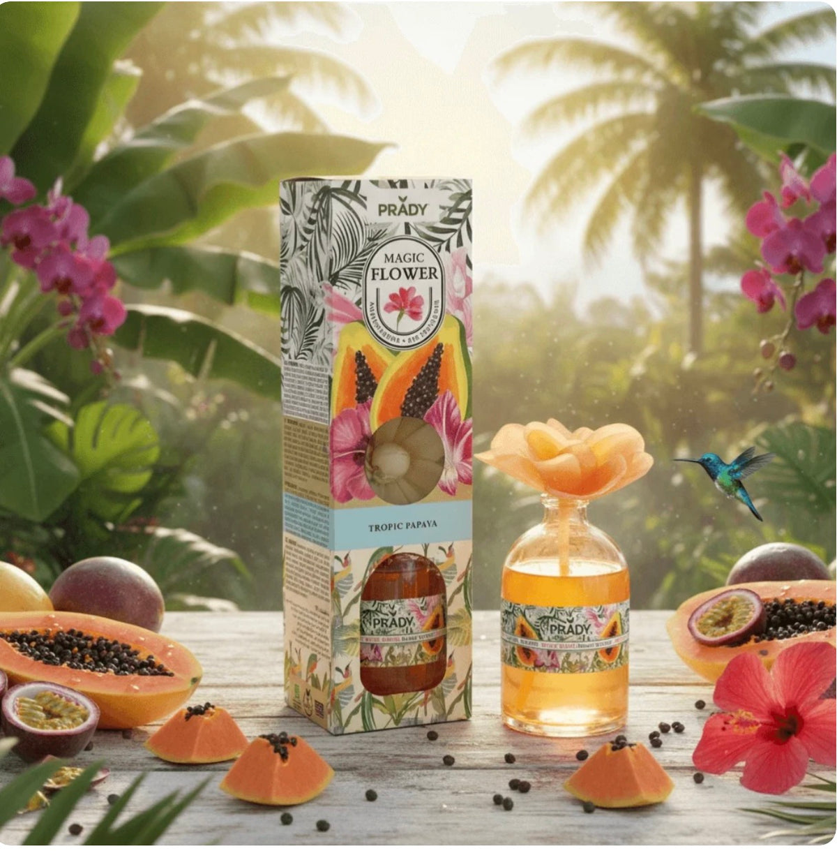 Mikado Magic Flower Tropic Papaya