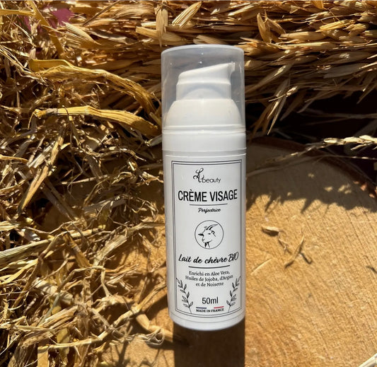 Crème visage perfectrice, Jour et Nuit au lait de chèvre BIO 50ml