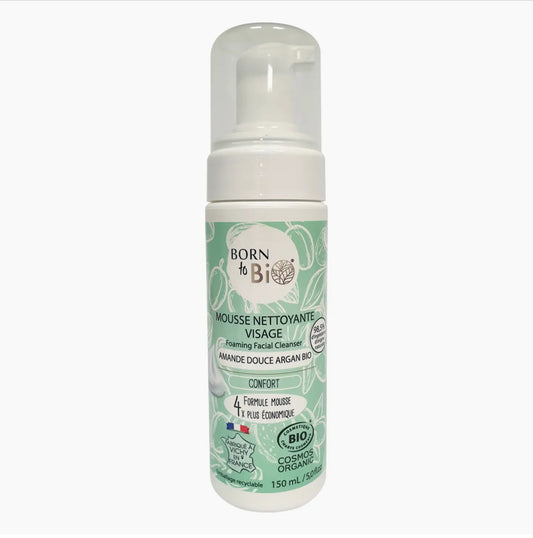 Mousse nettoyante visage Amande Douce Argan 150ml