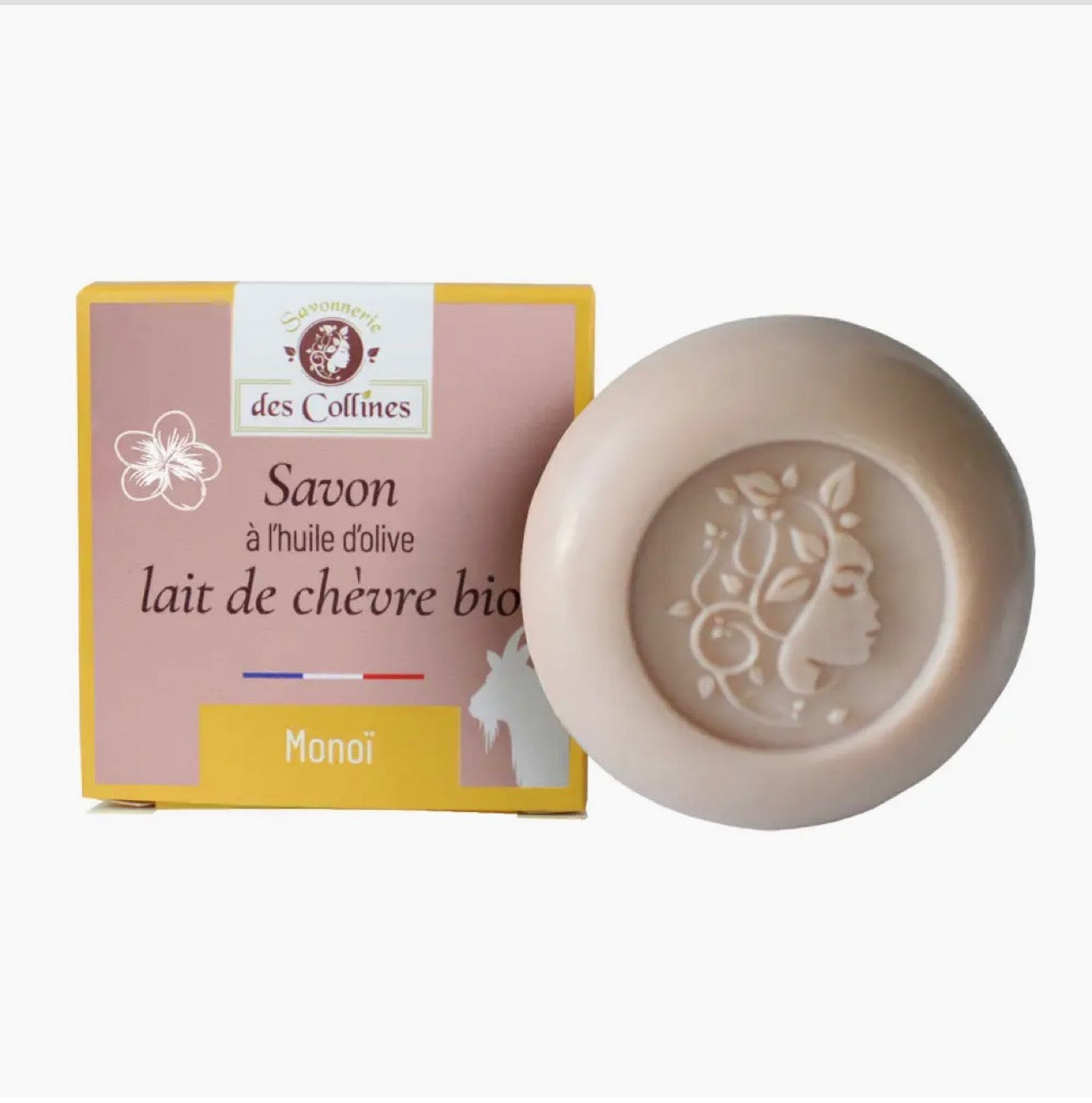 Savon lait de chèvre Bio parfum Monoï 100g