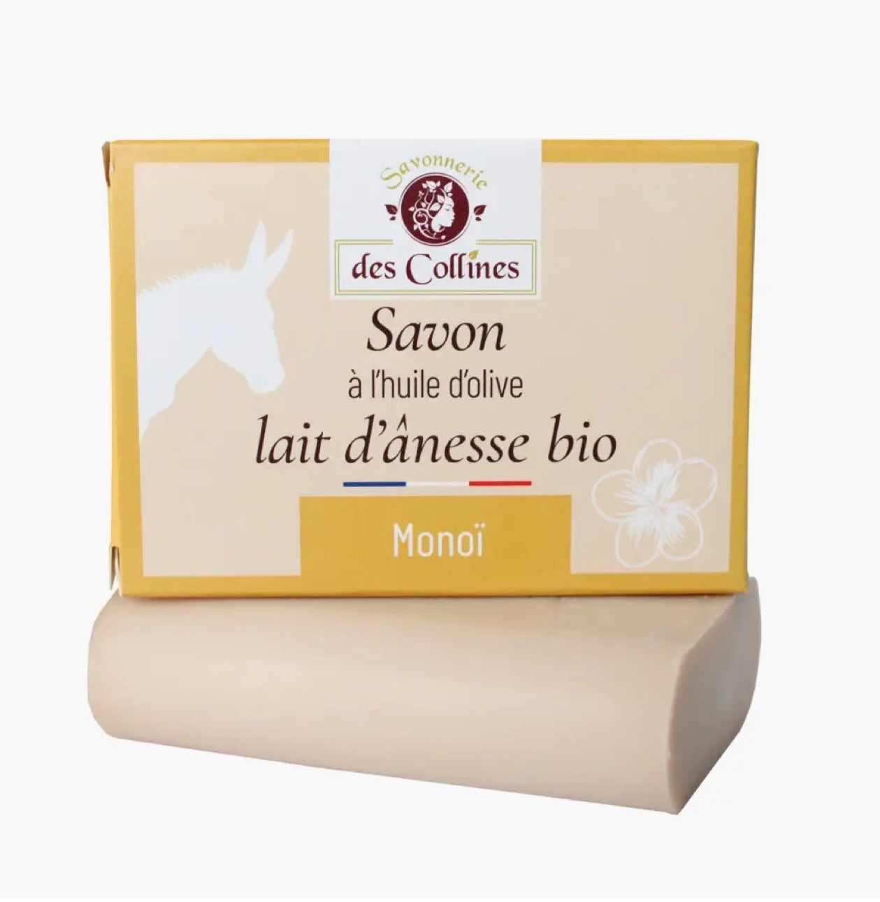 Savon Lait d'Ânesse BIO parfum Monoï 100g