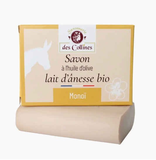 Savon Lait d'Ânesse BIO parfum Monoï 100g